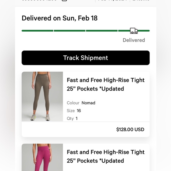 Lululemon fast and free leggings - Picture 9 of 9